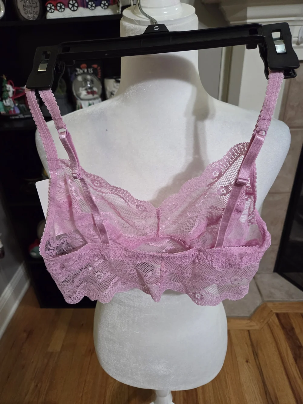 Wacoal Pink Lace Bralette with Adjustable Straps